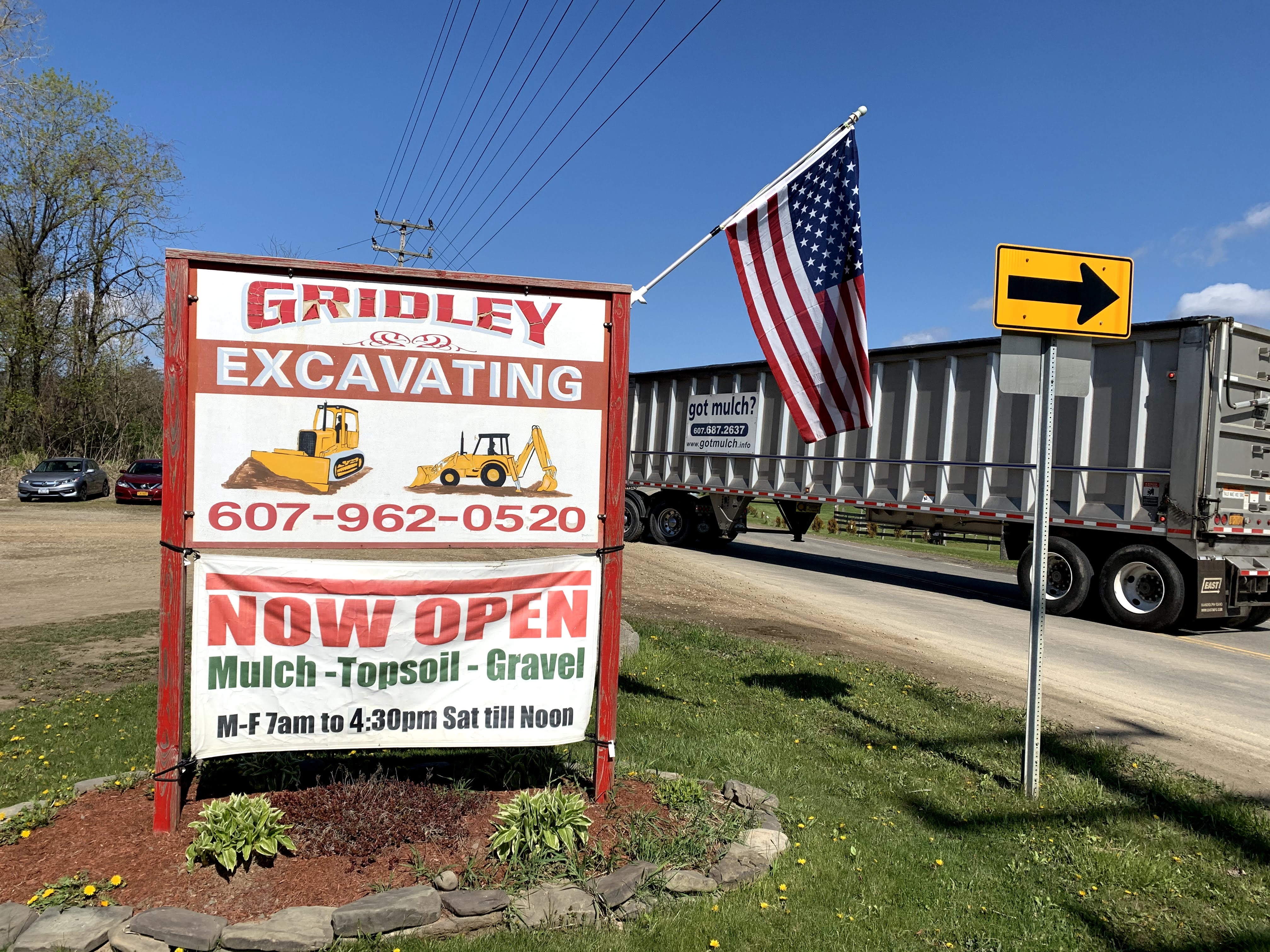 Gridley Sign Gridley Excavating